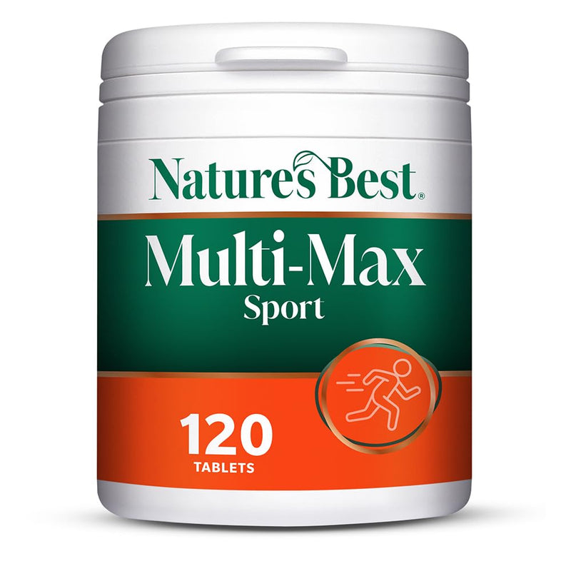 Nature's Best Multi-Max Multivitamin for Sport - Performance & Recovery Support - UK Made - 120 Tablets (2 Months' Supply)