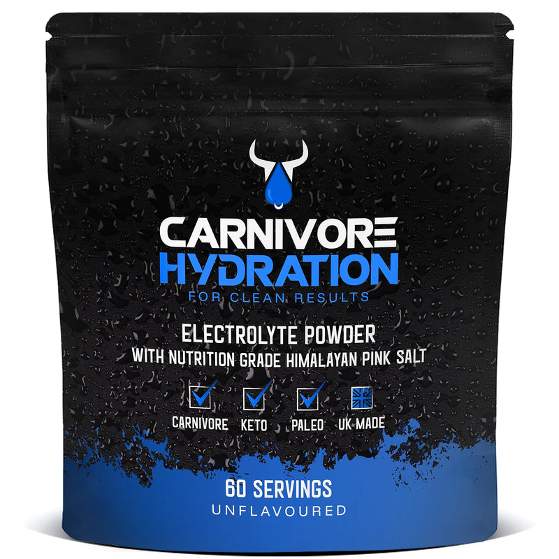 Unflavoured Electrolytes Powder - Sugar Free Electrolytes, Zero Carb - Keto Diet, Fasting & Carnivore Diet - UK Made with Himalayan Pink Salt, Magnesium & Potassium