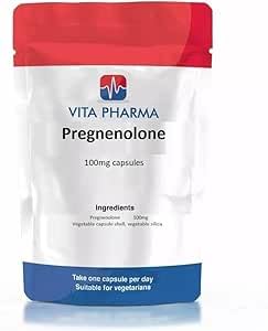 VITA PHARMA Pregnenolone 100mg 365 Capsules