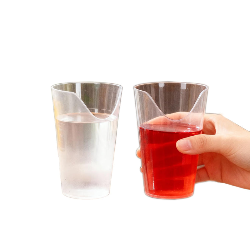 Nose Out Cup – Open-Top Hygienic Drinking Cup, No-Nose-Touch Design (2 Sets-8oz/240ml) BPA-Free Plastic for Kids & Adults, Dishwasher Safe, Home, School, Travel (Assorted Colours) 2 Sets-8oz/240ml