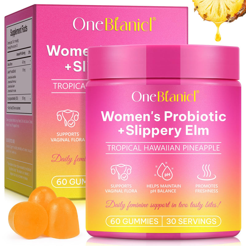 Vaginal Probiotics Gummies for Women - Premium Feminine Balance Gummies for PH Balance, Digestive Health, Vaginal & Immune Support, Womens Probiotic Gummy for Feminine Health - 60 Gummies 60 count (Pack of 1)