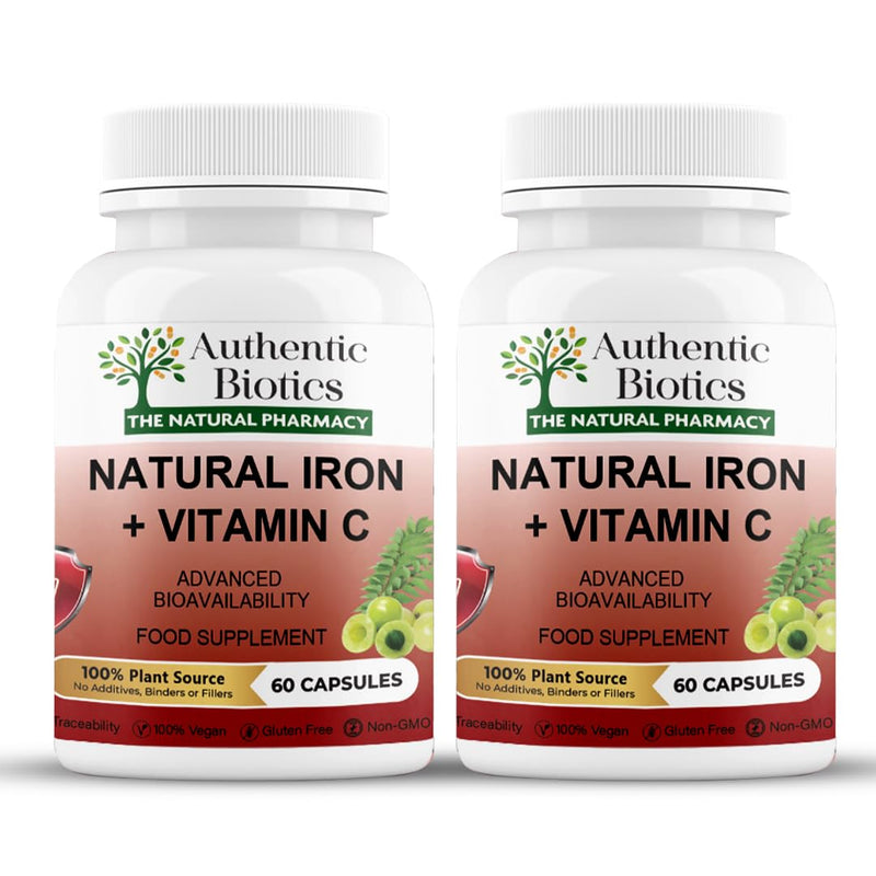 Iron & Vitamin C Supplement | 60 Vegan Capsules | Plant-Based Iron from Curry Leaves & Vitamin C from Amla | Supports Energy, Immunity & Reduces Tiredness | 4 Month Supply 2