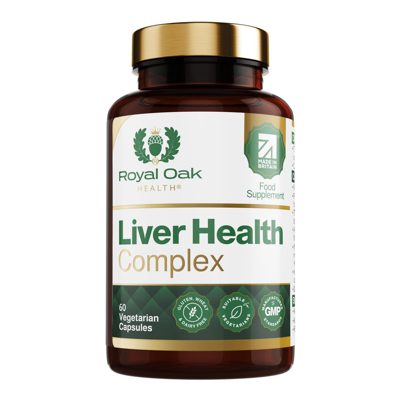 Liver Health Complex | 27 Active Ingredients with Artichoke 5:1, SOD, Reduced Glutathione, Alpha Lipoic Acid, Quercetin, Mushroom Complex, Zinc, Chromium & Active B Vitamins | UK Made