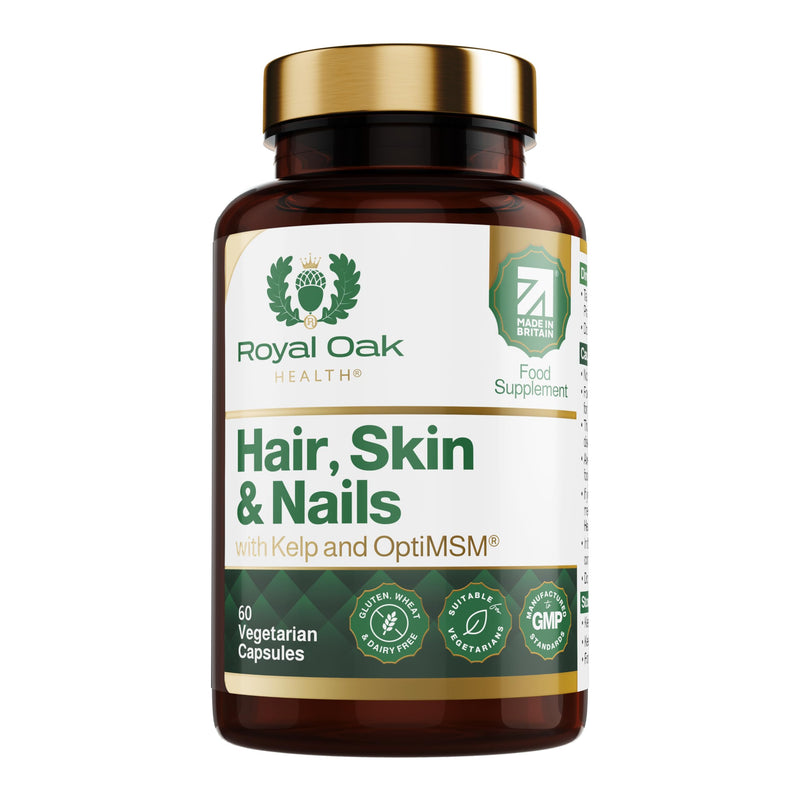 Hair, Skin & Nails - 60 Vegan Capsules - UK Made