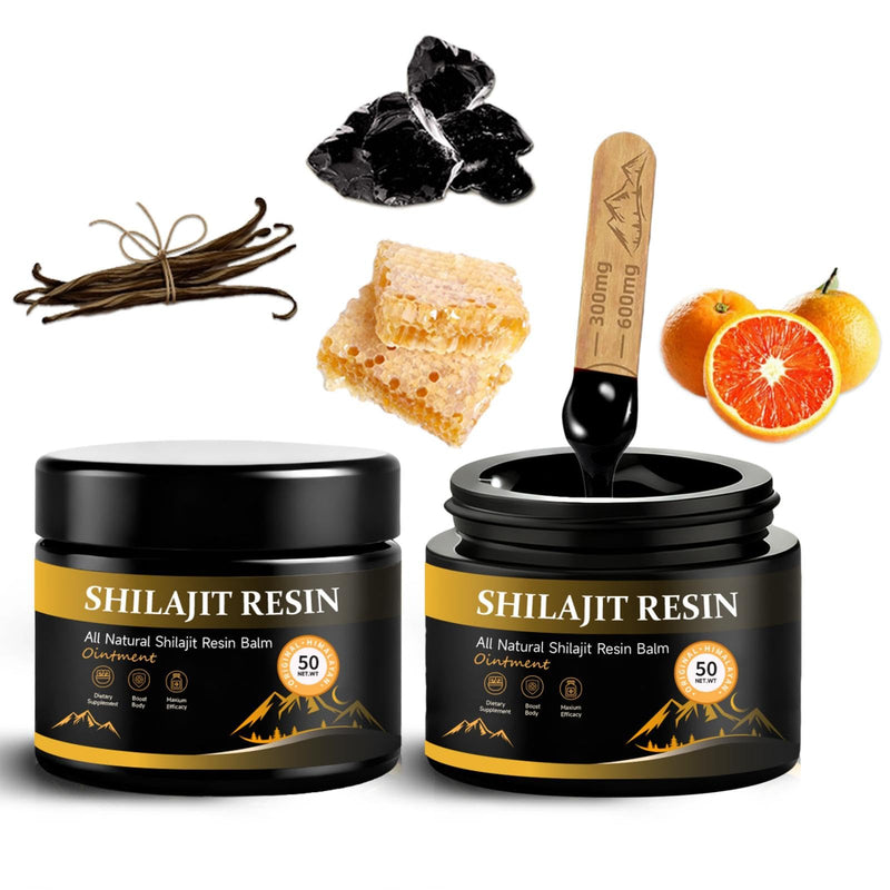 Himalaya Shilajit Resin - Gold Seal Pure Shilajit with Fulvic Acid, 85+ Minerals - Natural Energy Giver for Immune System & Vitality - Pure Himalayan Shilajit for Men (2 Pack) 1 ml (Pack of 1)