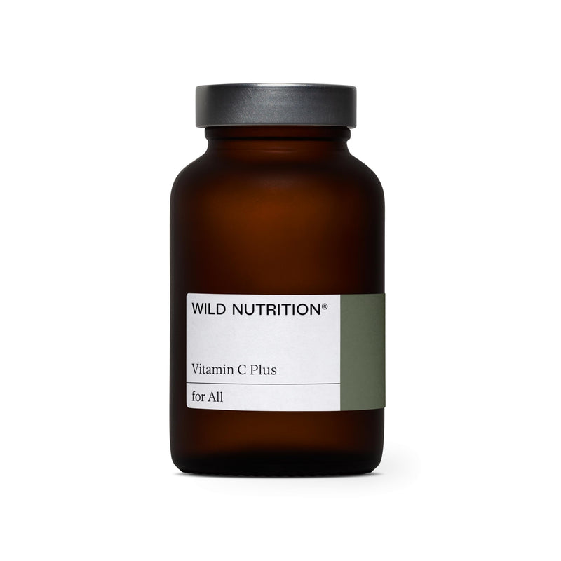 WILD NUTRITION Food-Grown Vitamin C Plus | High Bioavailability Vitamin C with Bioflavonoids | Immune Support |Optimum Absorption | 60 Capsules