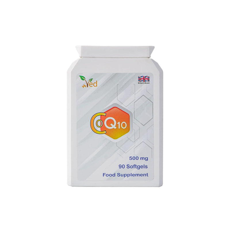 VED Co Enzyme Q10 | Support Healthy Heart and Muscles | Promote Cellular Energy | Naturally Fermented Ubiquinone| 500mg