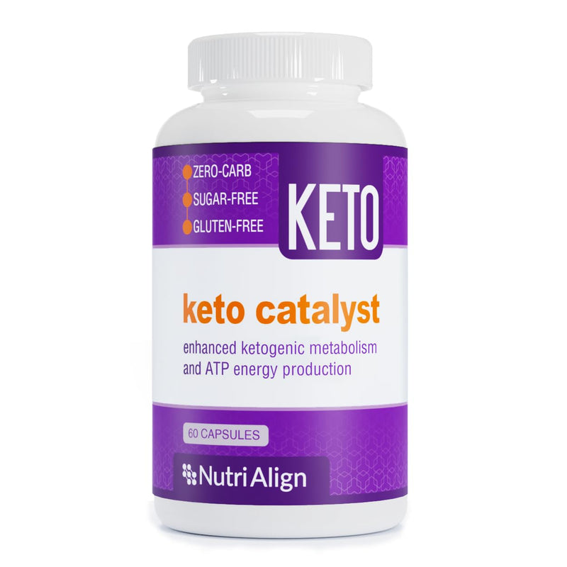 Nutri-Align Keto Catalyst: L-Carnitine & CoQ10 | Supports Natural Ketosis, Fat Burning & Energy | No Exogenous Ketones | Keto Diet Supplement for Men & Women | 60 Capsules
