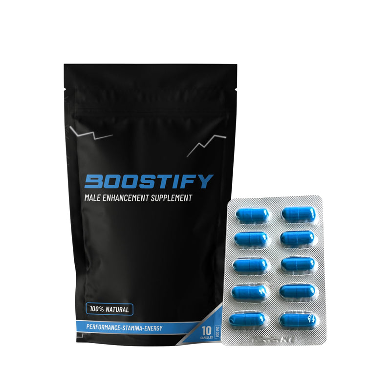 10 Capsules | 100% Natural Herbal Supplement | 10 Small Easy Swallow Pills for Men