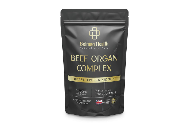 Beef Organ Complex Capsules | Grass-Fed Liver, Heart & Kidney | Freeze-Dried Organ Supplement | Supports Energy, Metabolism, Immunity & Vitality | 120 Capsules | Non-GMO | Gluten-Free 120 count (Pack of 1)