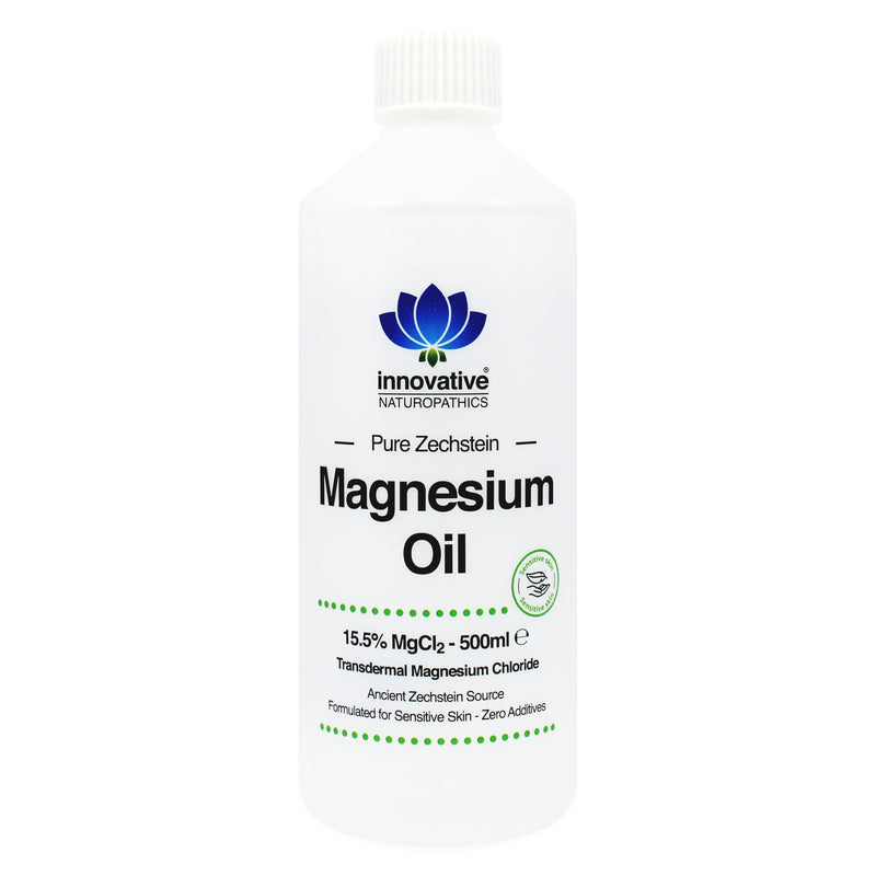 Magnesium Oil - Pure Magnesium Chloride - Ancient Zechstein Source (Sensitive Skin Formula 500ml)