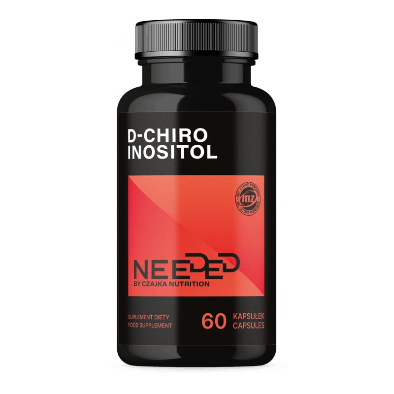 D-Chiro-Inositol 50 mg - 60 Vegan Capsules - 2-Month Supply - for Enhanced General Wellbeing - Diet Supplement by MZ Capsule 60 count (Pack of 1)