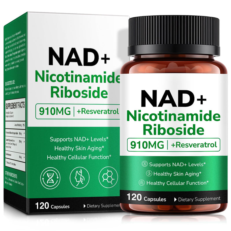 NAD Supplements for Women, 120PCS NAD+ Supplement for Anti Aging and Cell Regeneration,Supports Cellular Energy, Brain, Muscle,Take 1 Daily | 1 Bottle