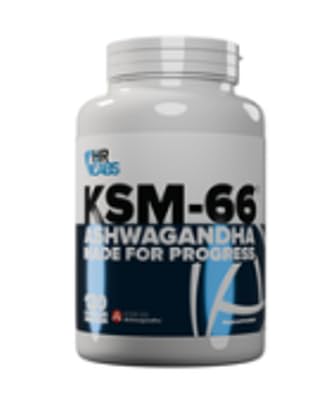 KSM-66 Ashwagandha, Sleep Aid, Stress Reduction, Improves Libido, Testosterone Levels, Immune & Cognitive Function, 120 x 500mg Capsules, Unflavoured