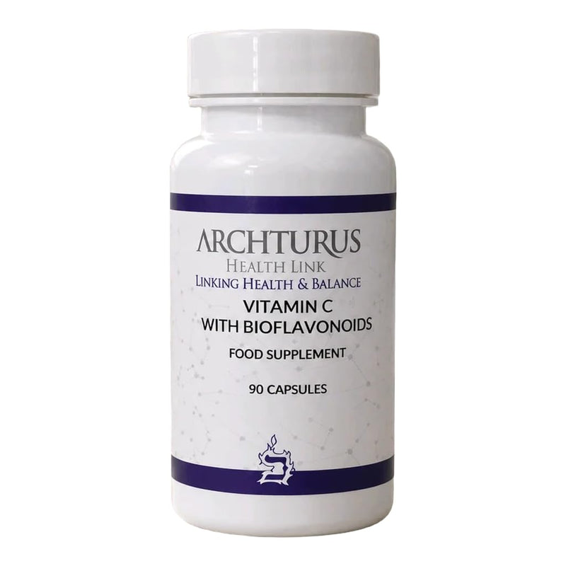 Vitamin C & Bioflavonoids Capsules | 750mg Vitamin C per Capsule | 90 Vegan Capsules