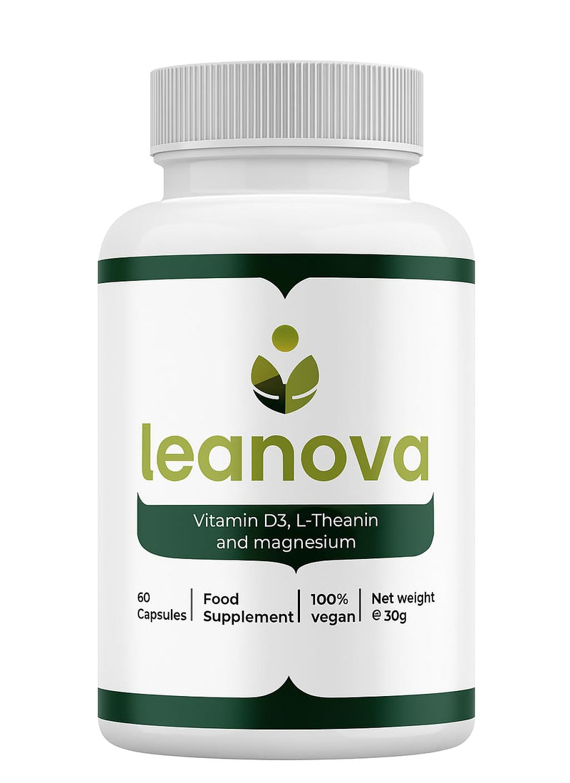 Leanova Vegan Food Supplement/Metabolism Support – Natural Energy & Weight Management - 60 Capsules - New & Sealed