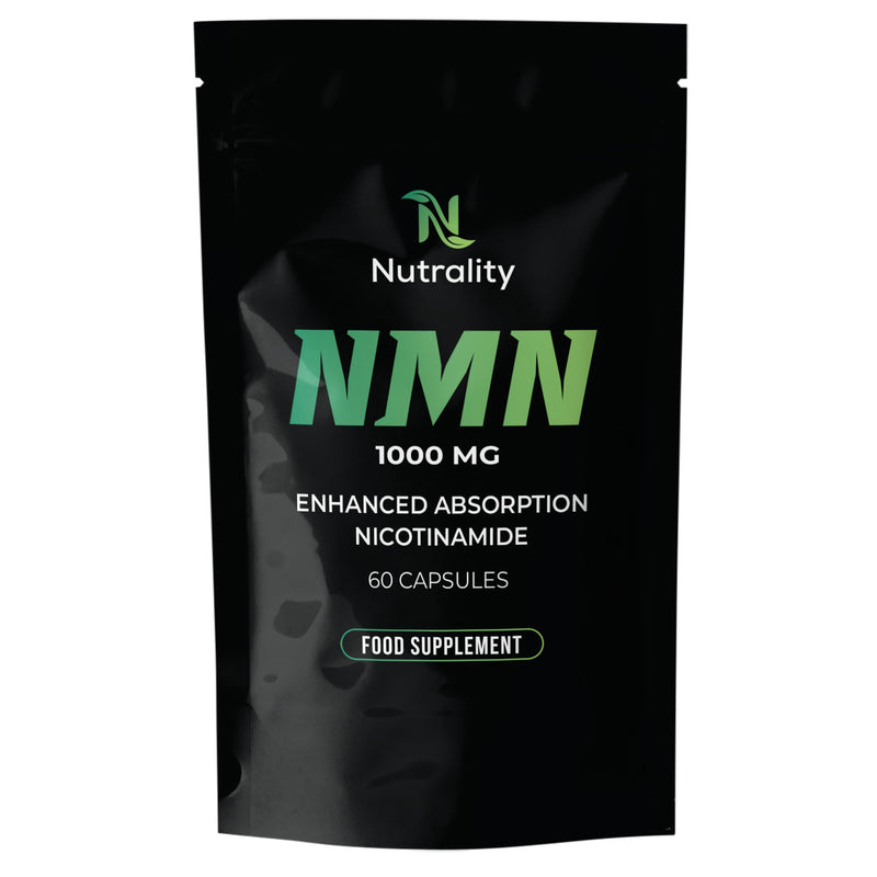 NAD+ Nicotinamide 60 Capsules | High Strength NMN Supplements UK | Supports Anti-Aging, Energy, Cellular Health & Longevity | Sepismart SR Sustained Release 60 count (Pack of 1)