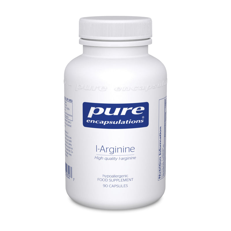 Pure Encapsulations L-Arginine - Hypoallergenic Supplement with Amino Acids - High-dose L-Arginine - 90 Capsules