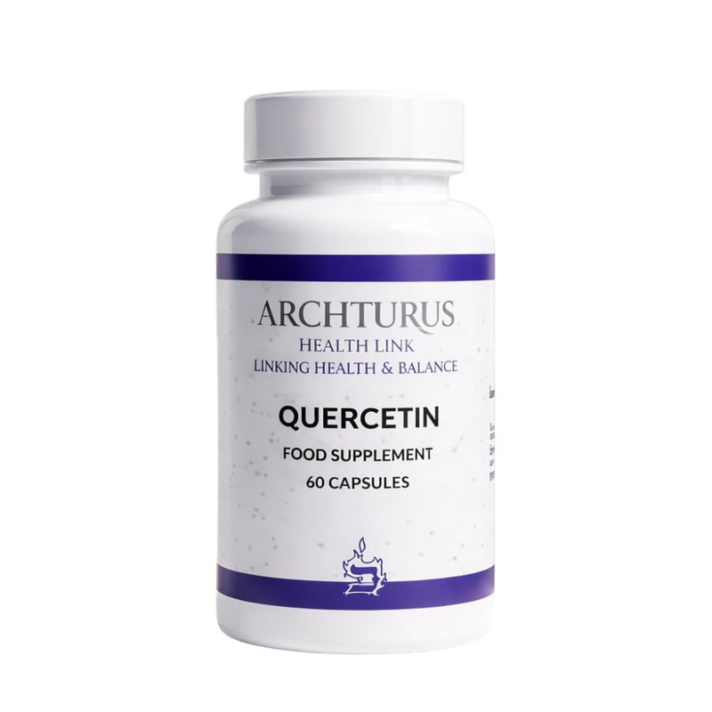 Quercetin Complex 500mg Capsules | Supports Health Immune Function | Reduces Tiredness and Fatigue | 98% Purity Extract | 60 Capsules 1 Month Supply