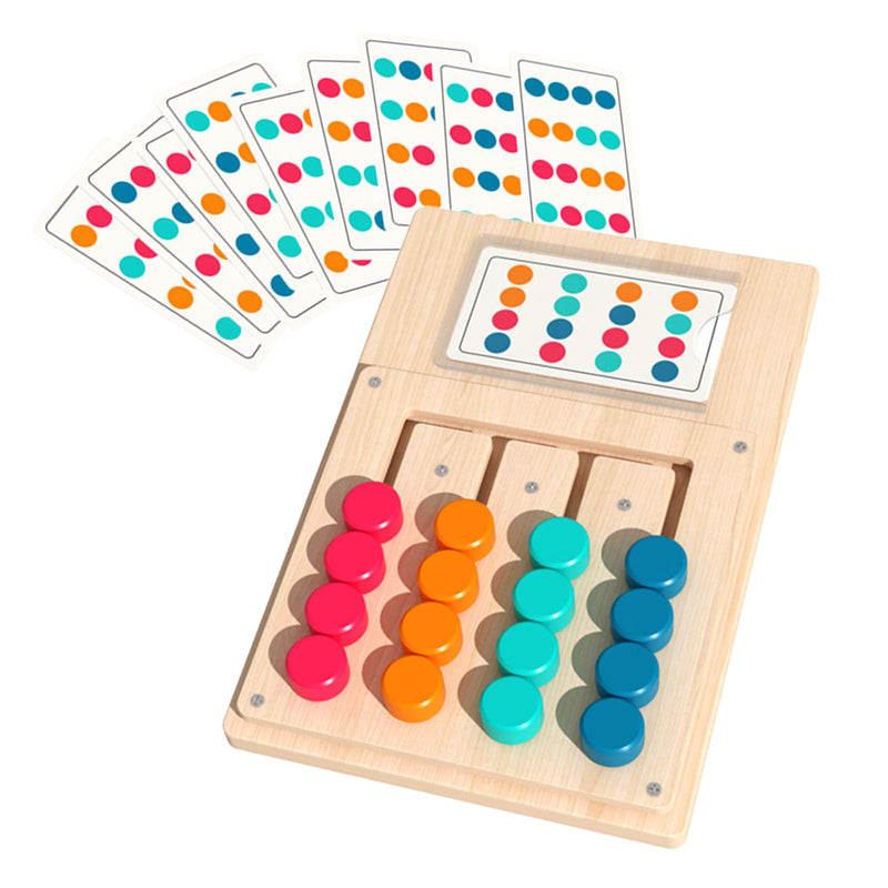 Wooden Dementia Games with 12 Cards for Seniors, Cognitive Stimulation Colour Memory Activities for Seniors, Portable Sensory Wooden Boards for Dementia in Adults