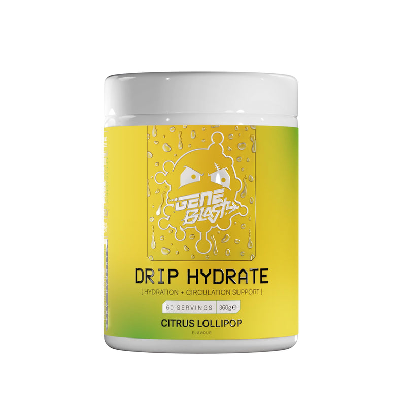 Drip Hydrate Electrolyte Drink Powder for Hydration – Triple Salt Complex with Coconut Water & Taurine – 60 Servings (Citrus Dream) Citrus Dream 360g