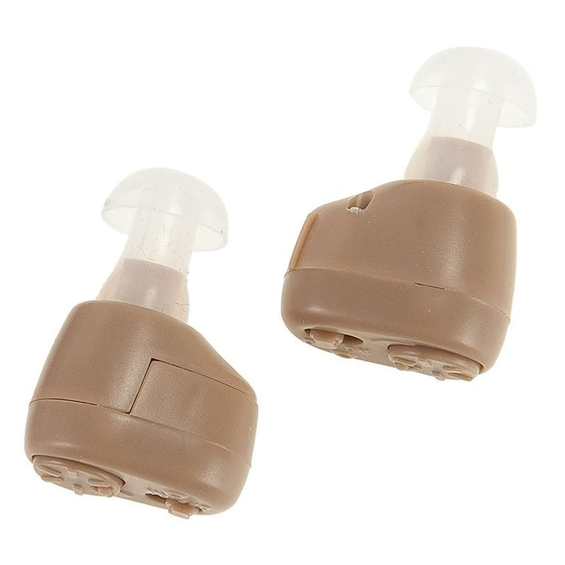Mini In-Ear Digital Sound Amplifiers (Pair) - Ultra-Compact, Lightweight, Discreet Audio Enhancers with Digital Volume Control & Long Battery Life