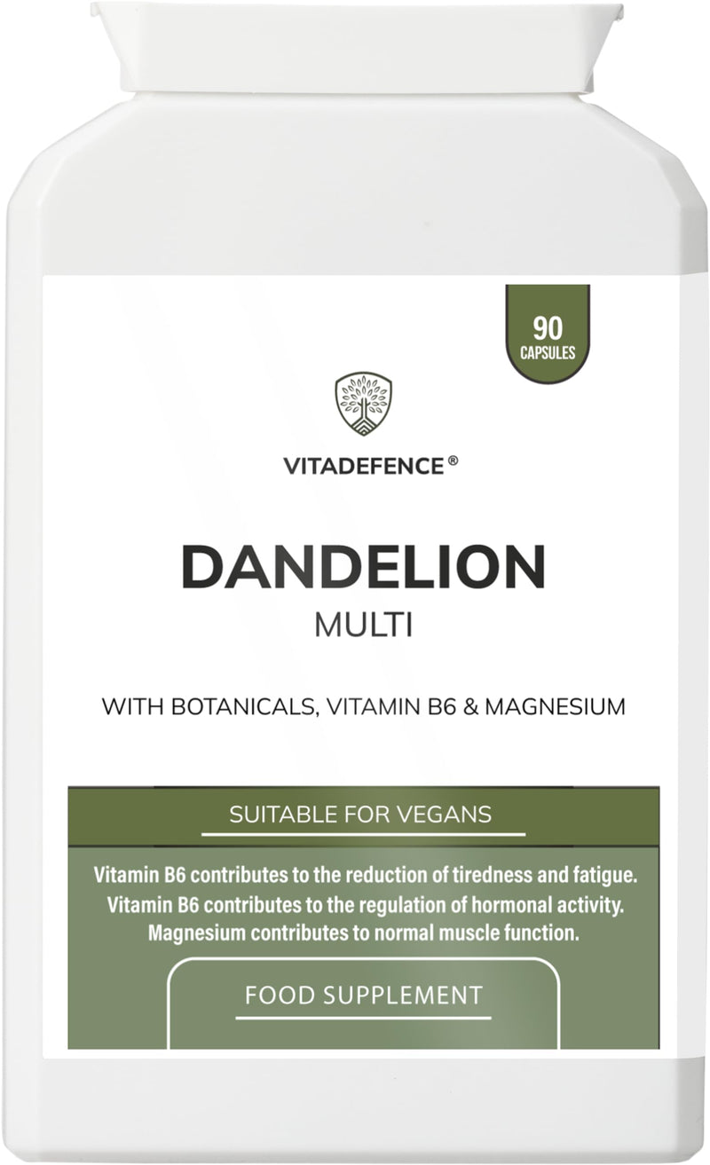 Dandelion Multi | with Vitamin B6, Magnesium & Botanicals – 90 Capsules