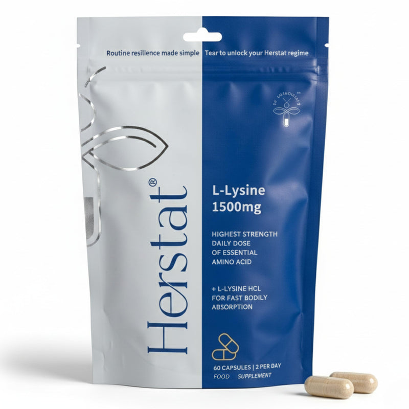 Herstat L-Lysine & Propolis Supplements Parent (Herstat L-Lysine 1,500mg Pouch (Capsule))
