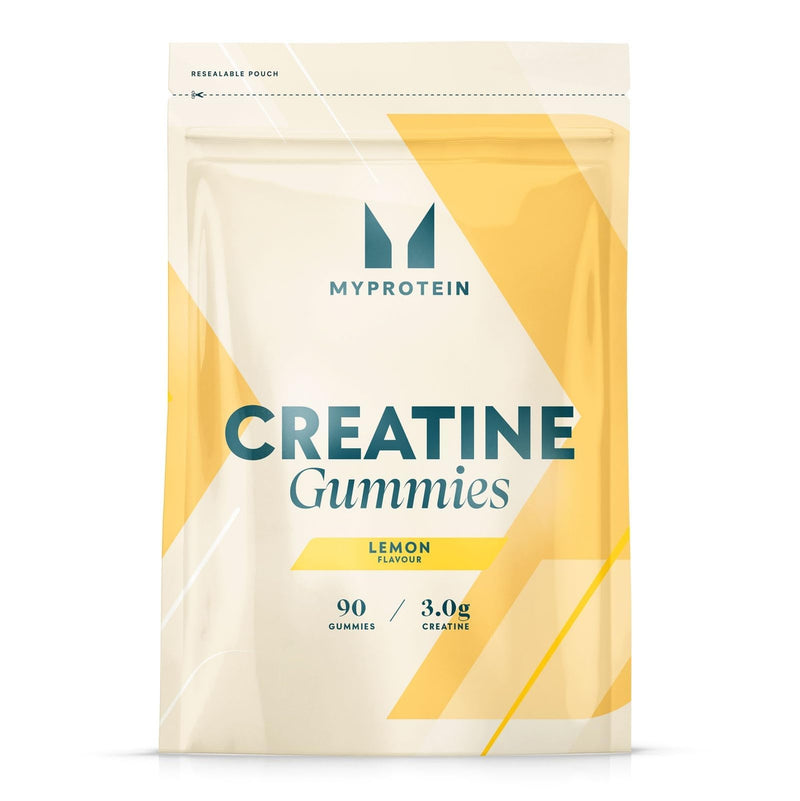 Myprotein Creatine Gummies - 3g per Serving - Electrolyte Enhanced - Support Muscle Growth, Strength & Performance - 1 Month Supply - 90 Chewable Creatine Powder Alternative (90 Gummies, Lemon) 90 count (Pack of 1)