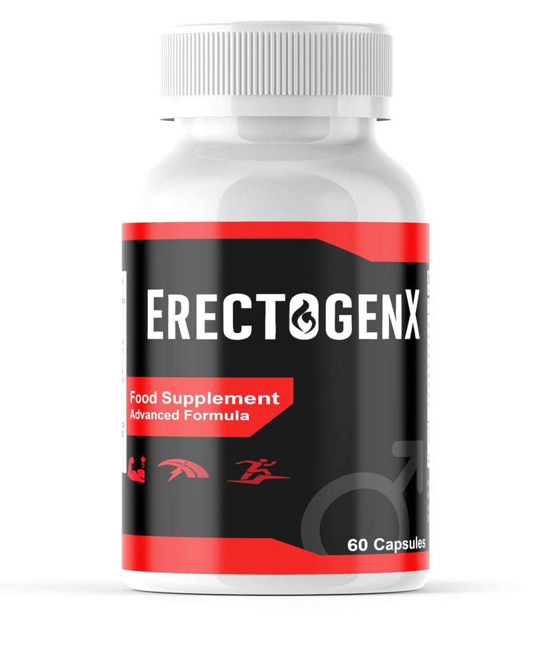 ErectogenX – Advanced Male Vitality Supplement | 60 Capsules | Supports Energy, Stamina, Strength & Hormone Balance | Non-GMO, Made in GMP Facilities/Slim Warriors
