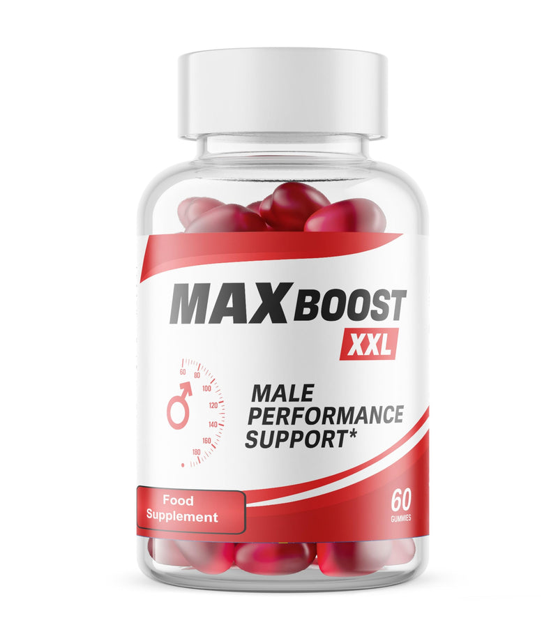 MaxBoost XXL – Advanced Male Performance Support Gummies | 60 Gummies | Supports Energy, Stamina & Vitality | Non-GMO, Vegan Friendly, GMP Quality