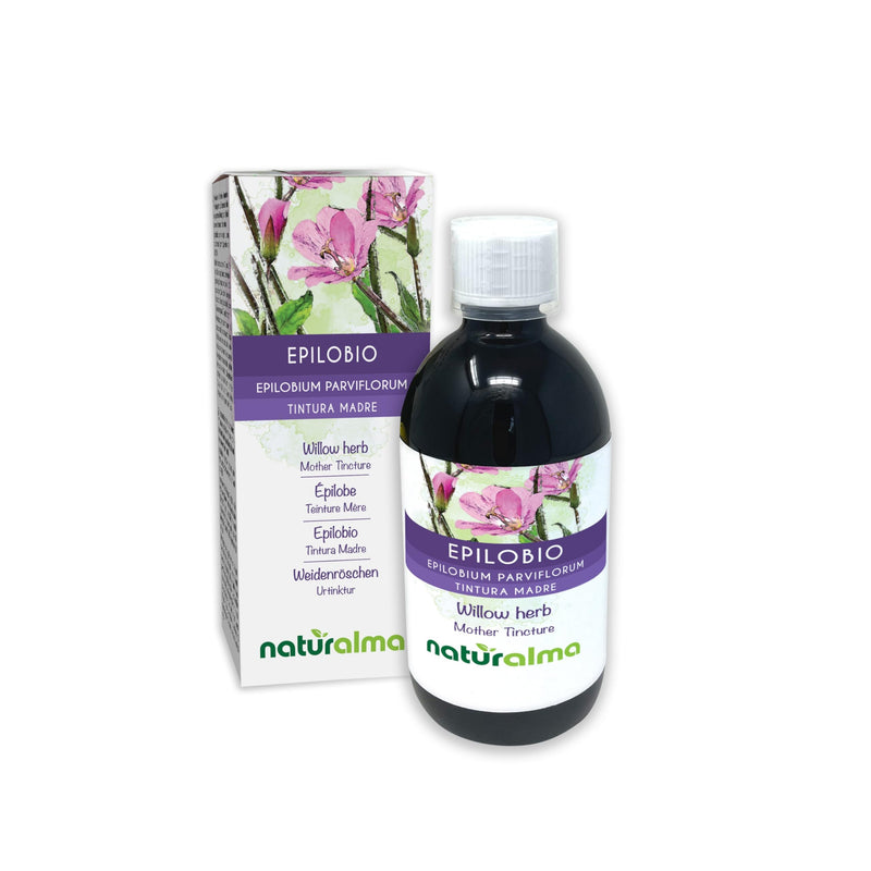 Willow herb or Fireweed (Epilobium parviflorum) herb Alcohol-Free Mother Tincture Naturalma - Liquid Extract Drops 500 ml - Food Supplement - Vegan 500 ml (Pack of 1)