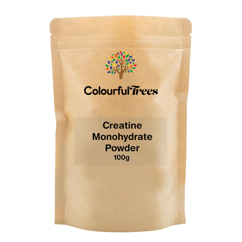 Creatine Monohydrate Powder 100g, Creatine Supplement, Micronized Creatine, Unflavoured, 5000mg Per Serv (5g), 20 Servings – by Colourful Trees