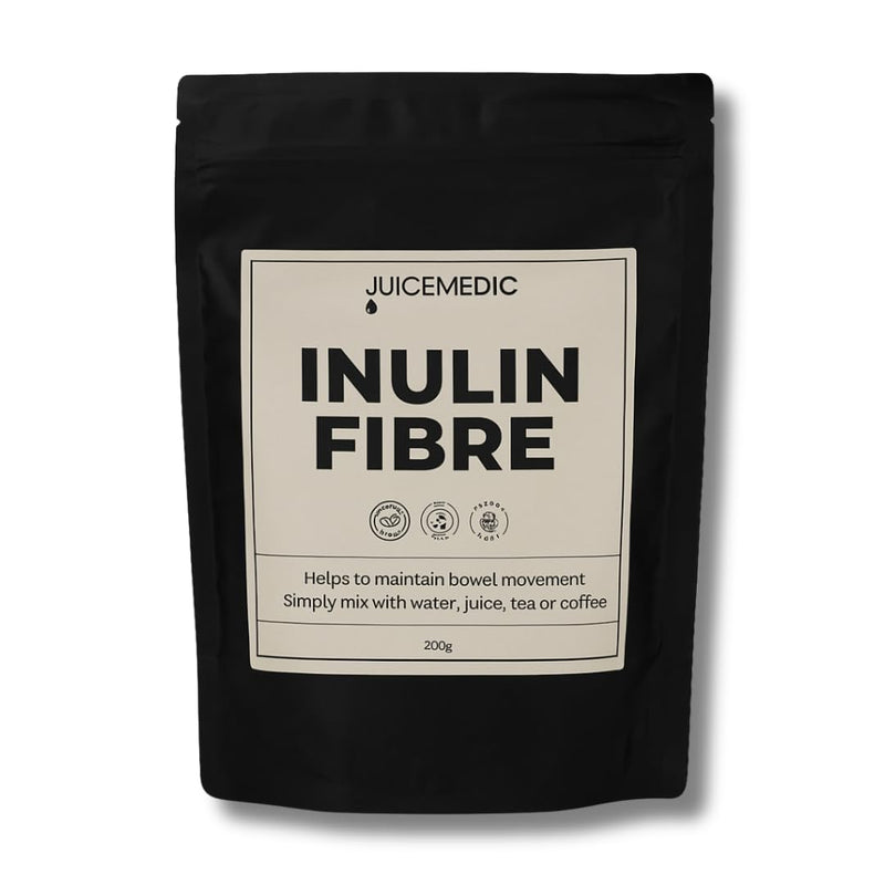 Inulin Fibre Powder 200g – Prebiotic Fibre Supplement for Gut Health, Digestion & Weight Management – Neutral Taste, Easily Mixes in Water, Coffee or Smoothies