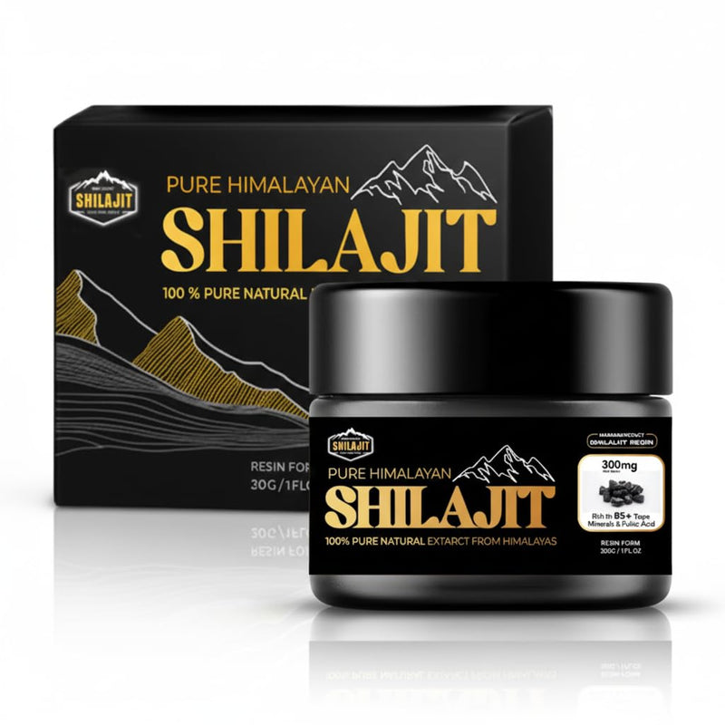 Himalayan Shilajit Resin 30g | 75%+ Fulvic Acid | 3 Months Supply | 100% Pure Gold Grade | Lab Tested | 80+ Trace Minerals | Energy, Stamina & Vitality Supplement for Men & Women | COA Included 1 count (Pack of 1)