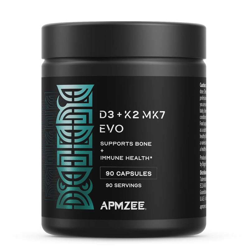 Vitamin D3 K2 Supplements 90 Capsules | Vegan Vitamin D3 2000iu & K2 100ug (MK7) | 2+ Month Supply | Supports Bone Strength, Immune Function, Heart & Circulation Health