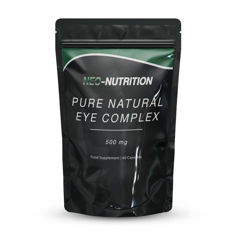 Pure Eye Complex 60 Capsules - Lutein, Zeaxanthin, VIT A, Bilberry, & VIT B – Super Mix – UK Manufactured 60 count (Pack of 1)
