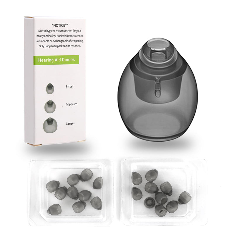 Phonak 4.0 Hearing Aid Domes,Phonak Hearing aid Accessories,Hearing Aids Domes for Phonak Audeo Marvel Paradise Lumity Accessories (30 Pcs, Vented 4.0 Small Size) 30 Pcs