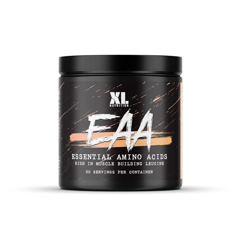 EAA 375g Amino Acid Supplements - 8g EAA Amino Acids & 6g BCAAs for Muscle Growth, Recovery & Hydration - Vegan, Zero Sugar, Gluten-Free - 30 Servings (375g, Peach Rings)