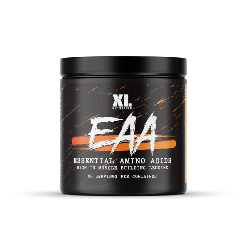 EAA 375g Amino Acid Supplements - 8g EAA Amino Acids & 6g BCAAs for Muscle Growth, Recovery & Hydration - Vegan, Zero Sugar, Gluten-Free - 30 Servings (375g, Tropical Strom)