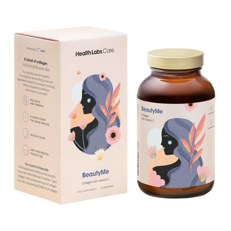 Health Labs Care BeautyMe Collagen Powder with Vitamin C - Fish Collagen - 114 g, 30 Servings