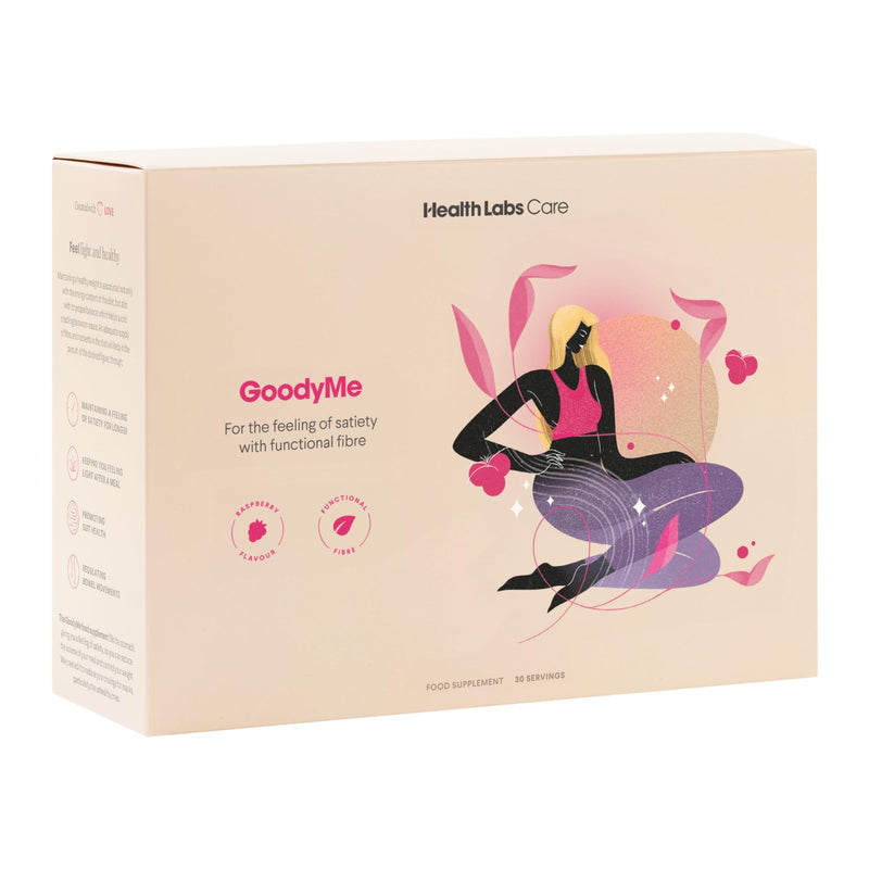 Health Labs Care GoodyMe Fiber Mix - Low-Calorie Snack - 7g Fiber per Sachet - Helps Suppress Appetite & Supports Weight Management - 30 Sachets