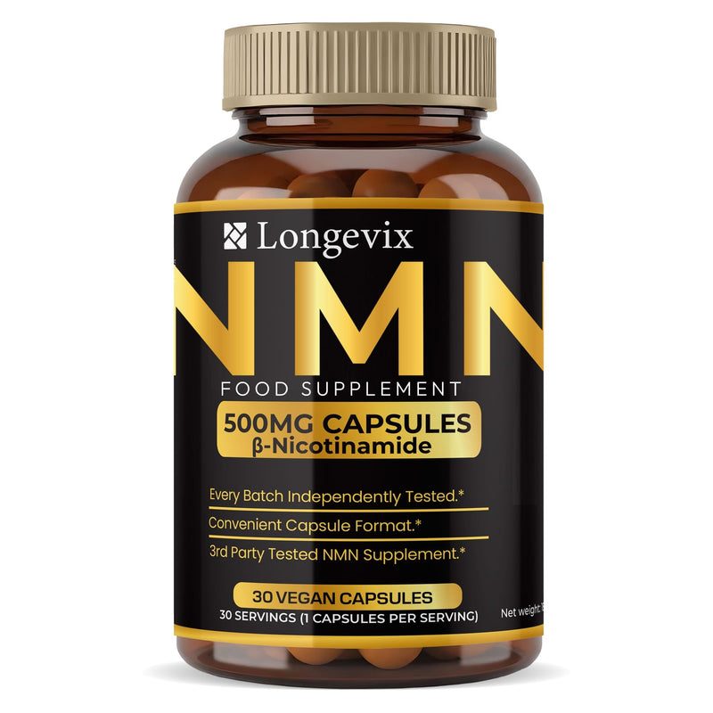 Vitamin B3 (Nicotinamide) 500 mg Capsules | Energy & Metabolism Support | 30 Vegan Capsules