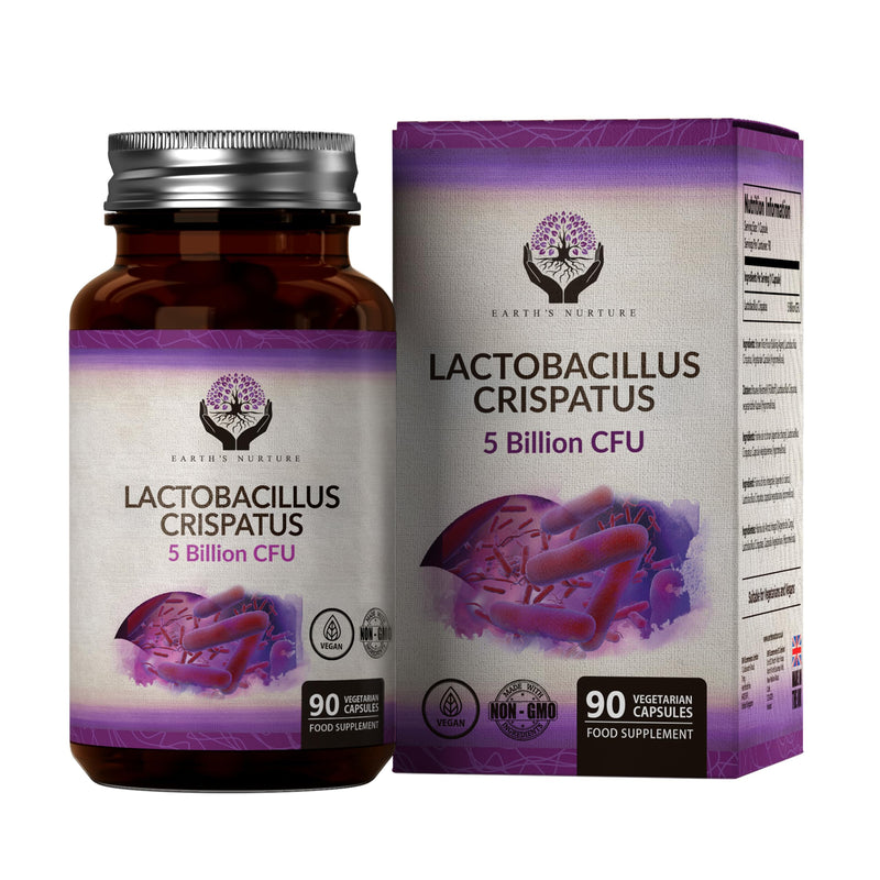 EN Lactobacillus Crispatus Probiotic | 90 High Strength Womens Probiotics - 5 Billion CFU L-Crispatus Women Probiotic per Serving | Non-GMO, Gluten & Allergen Free | Made in the UK