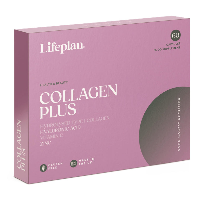 LIFEPLAN Collagen Plus 60 Capsules – Collagen Supplement – Skin, Hair, Nails & Joint Support – 81.66g 60 count (Pack of 1)