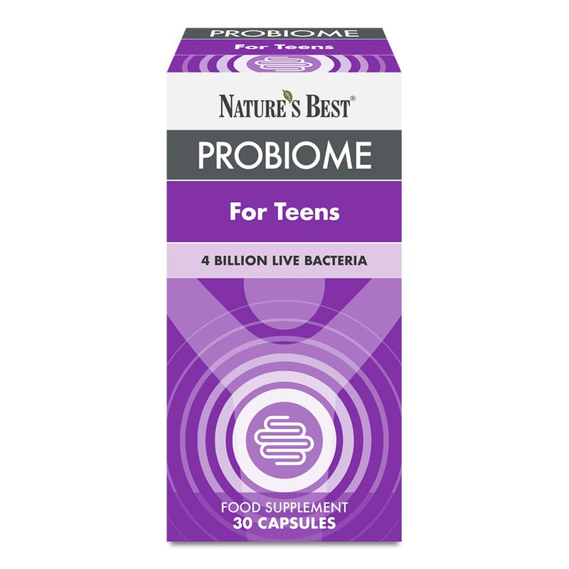 Nature’s Best ProBiome for Teens - 4 Billion Friendly Bacteria - Delayed Release Capsules - 30 Capsules (1 Month Supply)
