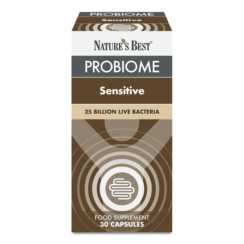 Nature’s Best ProBiome Sensitive - 25 Billion Live Bacteria - Delayed Release Capsules - 30 Capsules (1 Month Supply) 30 count (Pack of 1)