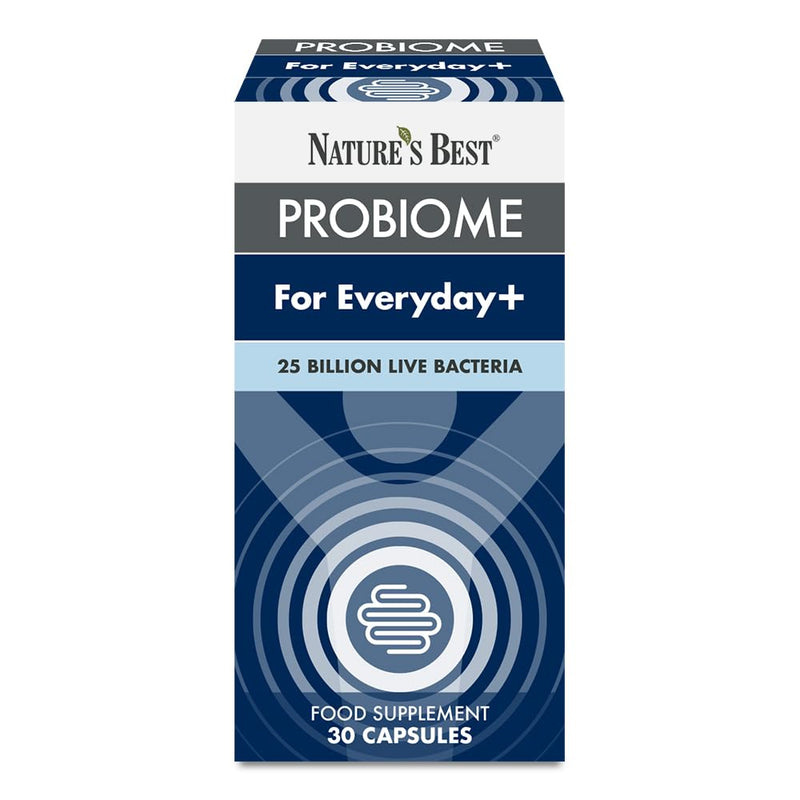 Nature’s Best ProBiome Everyday+ - 25 Billion Live Bacteria - Delayed Release Capsules - 30 Capsules (1 Month Supply) 30 count (Pack of 1)