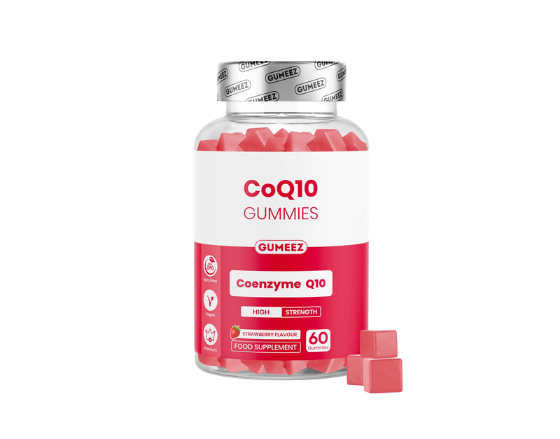 CoQ10 Gummies 250mg – High Strength Ubiquinol Supplement for Heart Health, Energy & Antioxidant Support – Vegan CoEnzyme Q10 Gummies with Delicious Strawberry Flavour – 30 Day Supply