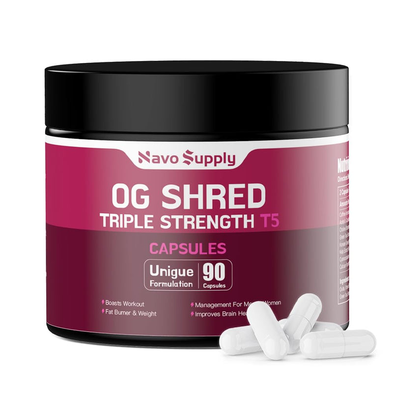 Triple-Strength T5 Capsules for Enhanced Exercise Results—Fat Burning and Weight Management for Both Men and Women
